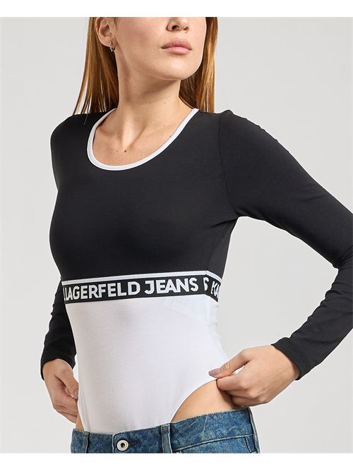 Body Karl Lagerfeld a maniche lunghe KARL LAGERFELD | A3W17045998